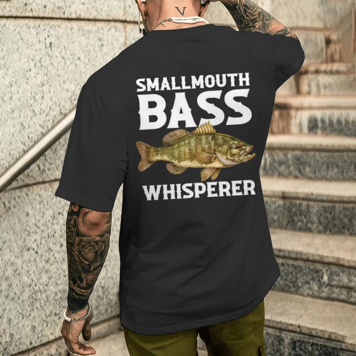 スモールマウスバス ウィスパラー コクチバス 長袖tシャツ メンズTシャツ バックプリント 彼への贈り物