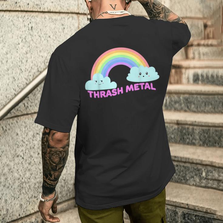 スラッシュメタルシャツ 皮肉な面白いスラッシュメタルミュージック メンズTシャツ バックプリント 彼への贈り物