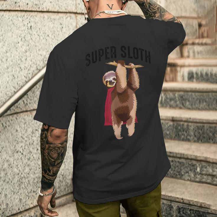 スーパーナマケモノ メンズTシャツ バックプリント 彼への贈り物