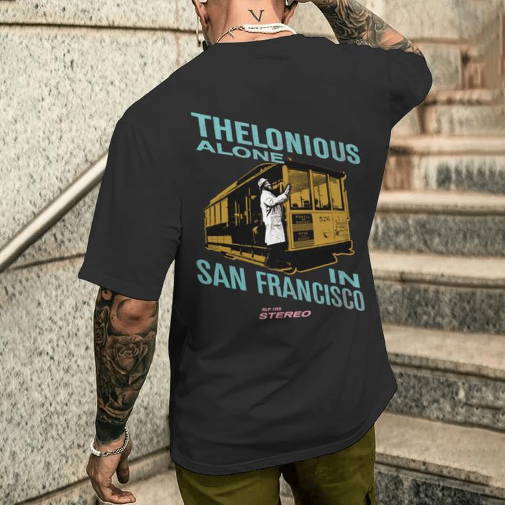 セロニアス・モンク・ジャズ・マーチ サンフランシスコのアローン 長袖tシャツ メンズTシャツ バックプリント 彼への贈り物