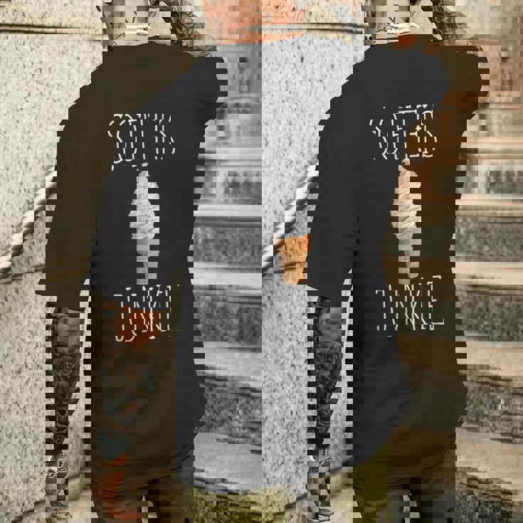 ソフトアイスクリーム ジャンキーアイスクリームパーラー メンズTシャツ バックプリント 彼への贈り物