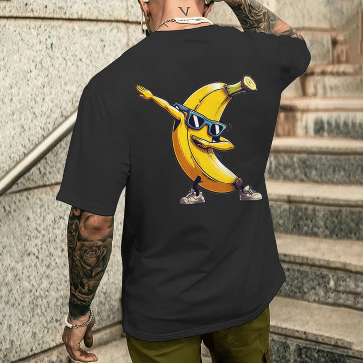 ダビングイエローバナナ メンズTシャツ バックプリント 彼への贈り物