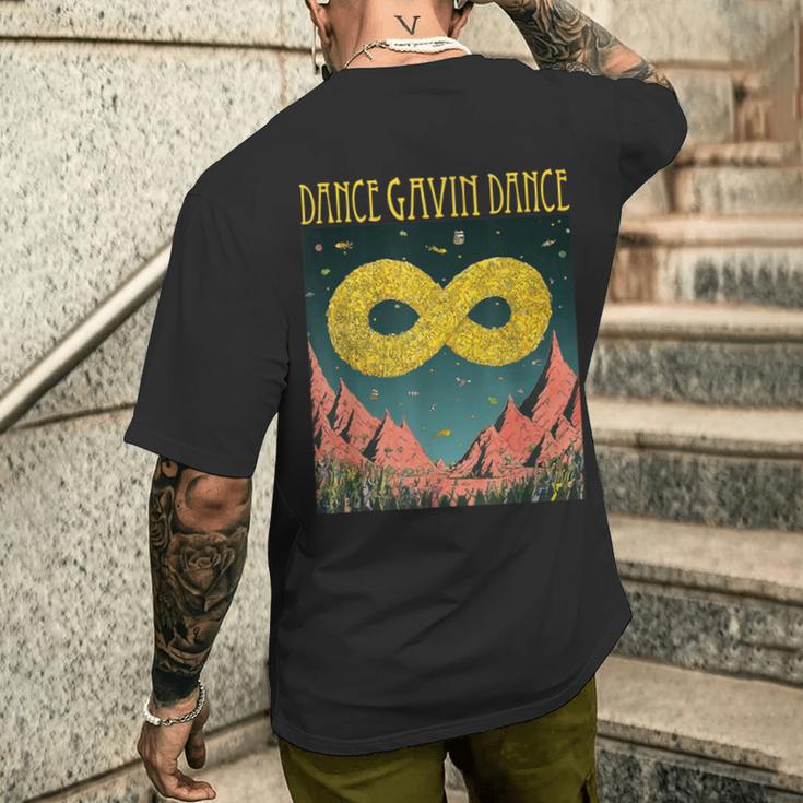 ダンス・ギャビン・ダンス-マザーシップ-ダンス・ギャビン・ダンス・マーチ メンズTシャツ バックプリント 彼への贈り物