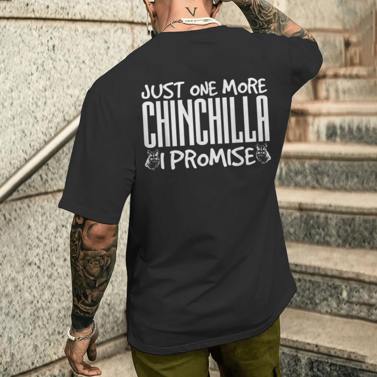 チンチラと言う羊毛マウス ジョーク チンチラ メンズTシャツ バックプリント 彼への贈り物