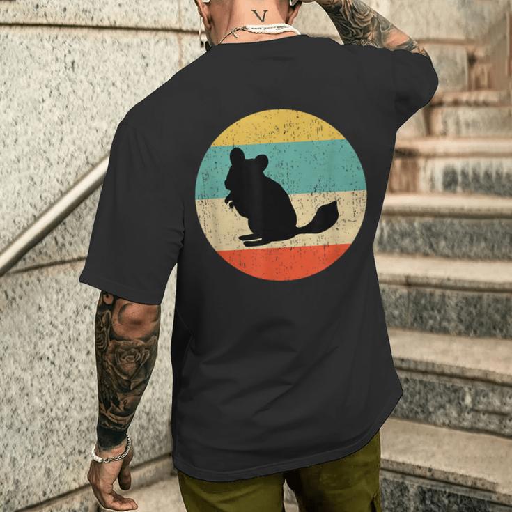 チンチラギフトシャツ メンズTシャツ バックプリント 彼への贈り物