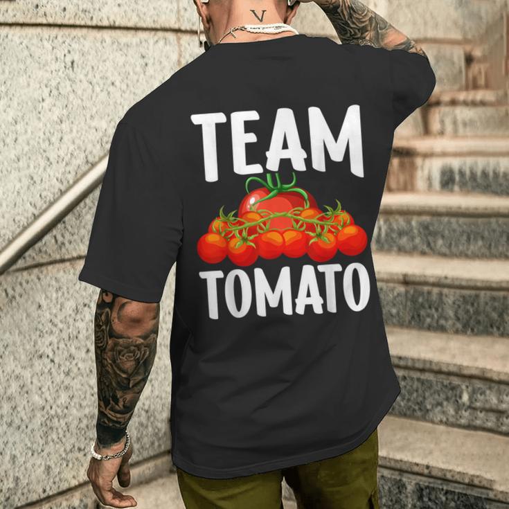 チームトマト メンズTシャツ バックプリント 彼への贈り物