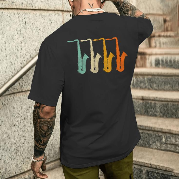 テナーサックス奏者のための面白いテナーサックスシャツ。 メンズTシャツ バックプリント 彼への贈り物