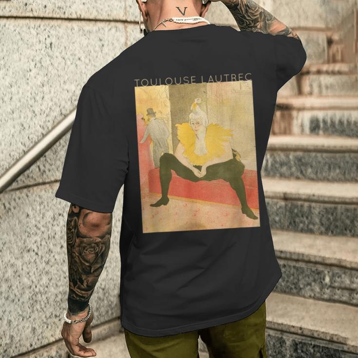 トゥールーズ・ロートレック Theeated Clowness メンズTシャツ バックプリント 彼への贈り物