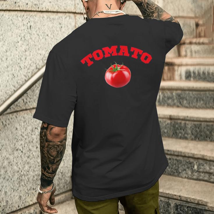 トマトティーVegetable メンズTシャツ バックプリント 彼への贈り物