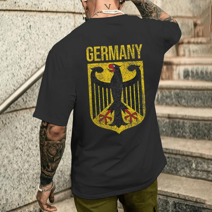 ドイツの紋章ドイツイーグル メンズTシャツ バックプリント 彼への贈り物