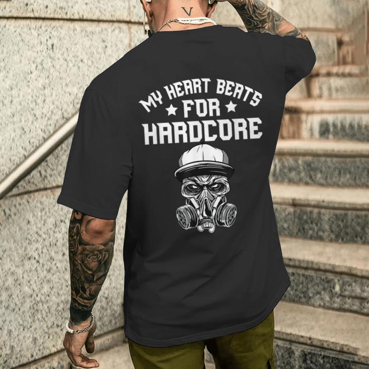 ハードコア・パンク・ガバー・テクノ・ハードコア・フェスティバル メンズTシャツ バックプリント 彼への贈り物