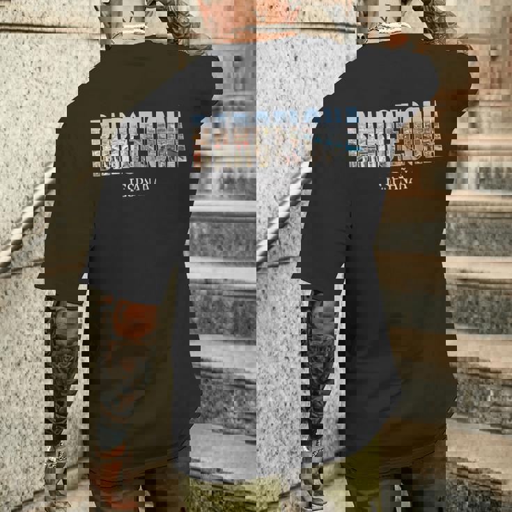 バルセロナ スペイン ジャージ バルセロナ エスパーニャ ヴィンテージ お土産 メンズTシャツ バックプリント 彼への贈り物