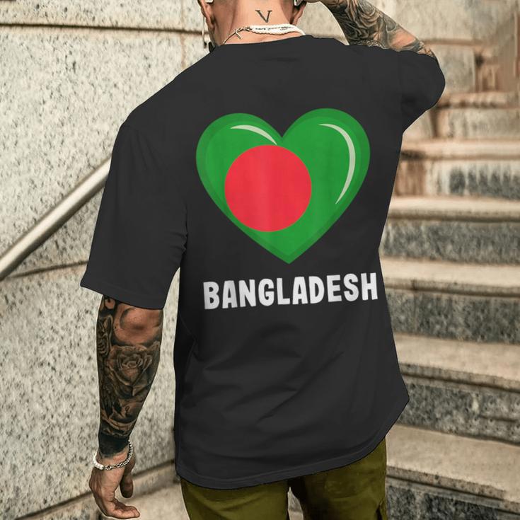バングラデシュ国旗シャツ メンズTシャツ バックプリント 彼への贈り物