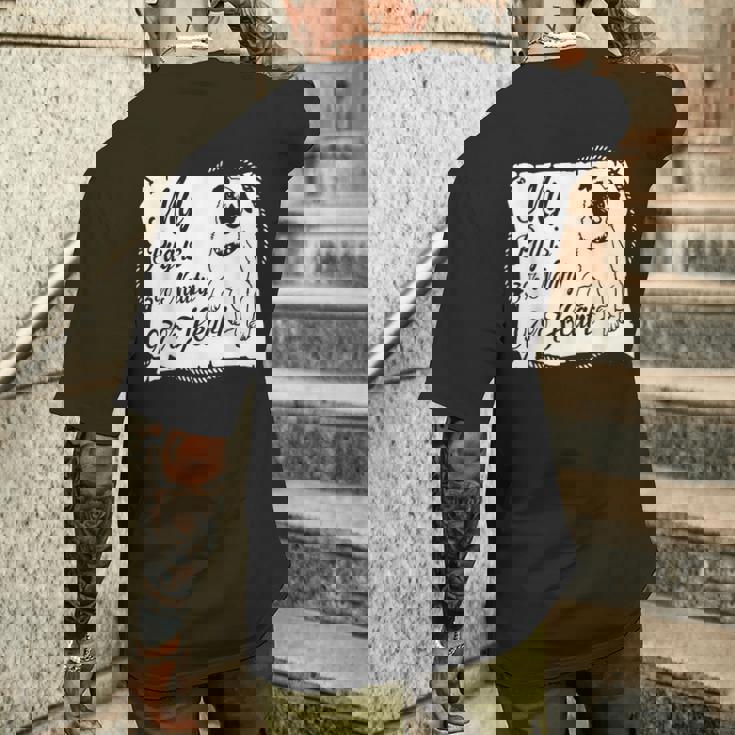 パグ・ドッグ Awesome Dog メンズTシャツ バックプリント 彼への贈り物