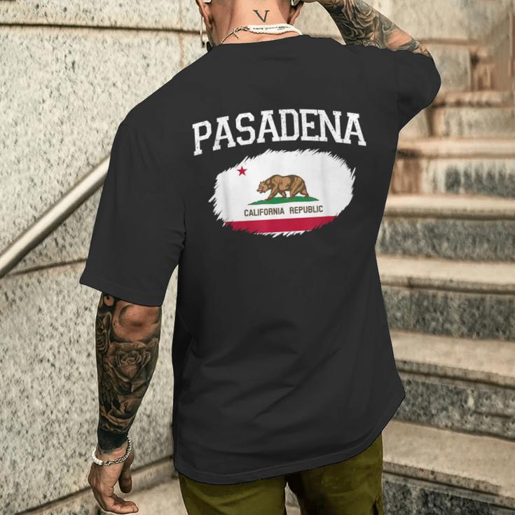 パサデナ カリフォルニア州旗 ビンテージ Usa スポーツ メンズ レディース メンズTシャツ バックプリント 彼への贈り物