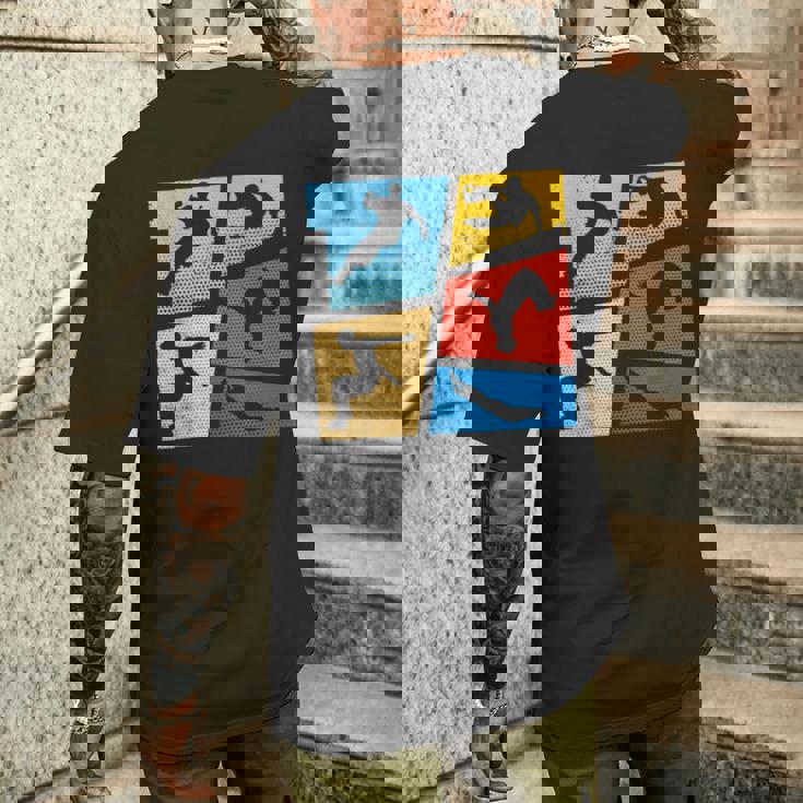 パルクール ヴィンテージ フリーランニングパルクール ランナー パルクール メンズTシャツ バックプリント 彼への贈り物