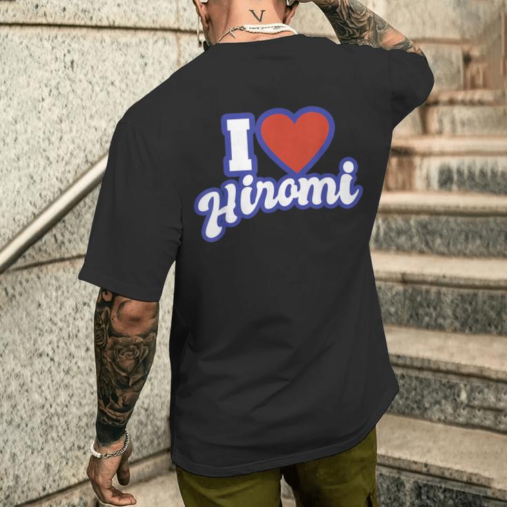 ヒロミ大好き メンズTシャツ バックプリント 彼への贈り物