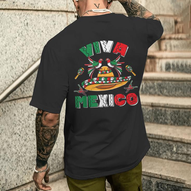 ビバメキシコ シンコデマヨ メキシカンプライド メンズTシャツ バックプリント 彼への贈り物