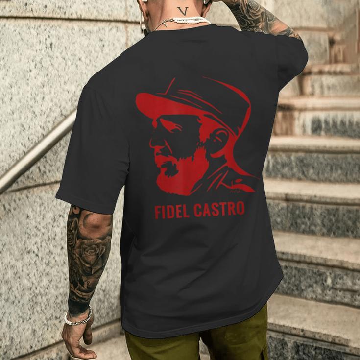 フィデル・カストロ キューバ革命 共産主義 政治 メンズTシャツ バックプリント 彼への贈り物