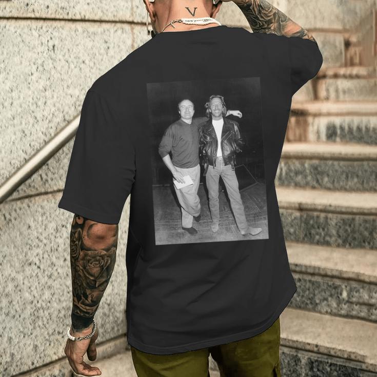 フィル・コリンズ&エリック・クラプトン ビフォア・ロイヤル・アルバート・ホール コンサート メンズTシャツ バックプリント 彼への贈り物