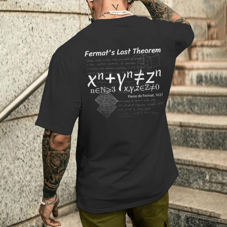 フェルマーの最終定理による設計 長袖tシャツ メンズTシャツ バックプリント 彼への贈り物