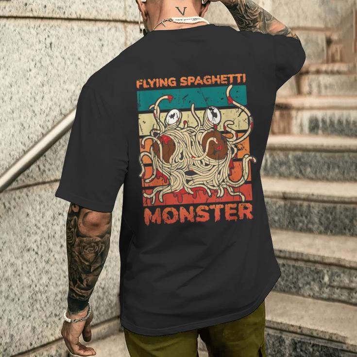 フライングスパゲッティモンスター モンスター メンズTシャツ バックプリント 彼への贈り物