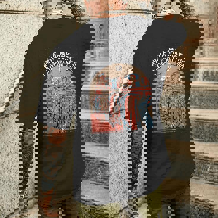 フリーマーケットは古着屋をよこす愛好家を呼んでいます メンズTシャツ バックプリント 彼への贈り物