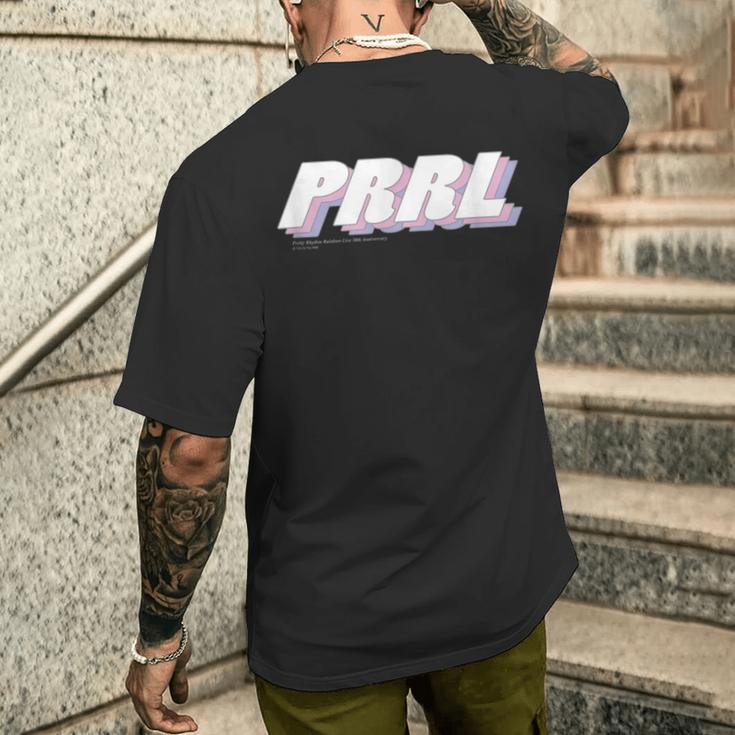 プリティーリズム・レインボーライブ Prrl メンズTシャツ バックプリント 彼への贈り物