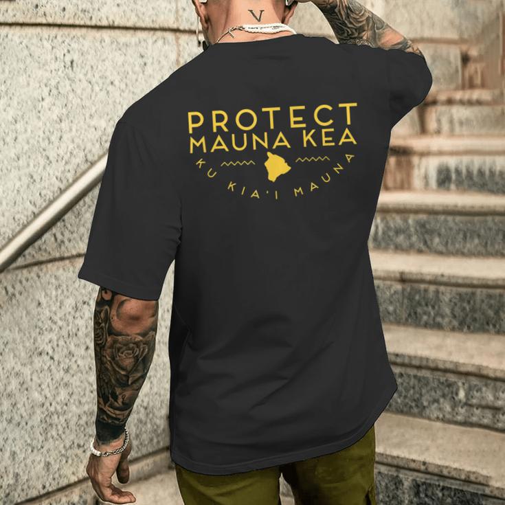 プロテクト マウナケア メンズTシャツ バックプリント 彼への贈り物
