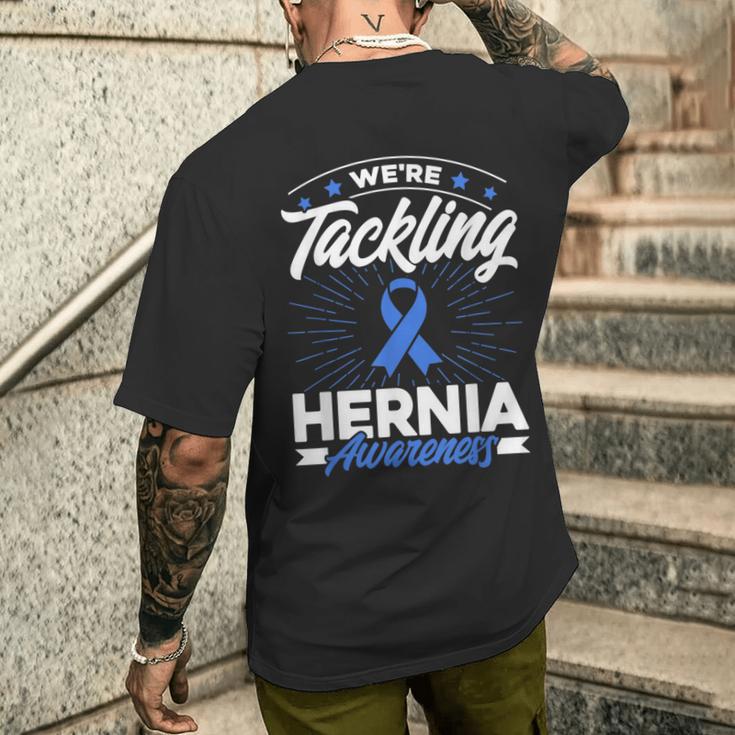 ヘルニアを詰め込んでいます。 メンズTシャツ バックプリント 彼への贈り物