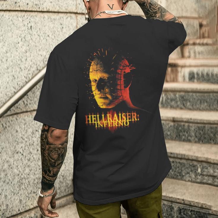 ヘルレイザー 映画 インフェルノ ポートレート パズル ホラー Papl14564 メンズTシャツ バックプリント 彼への贈り物