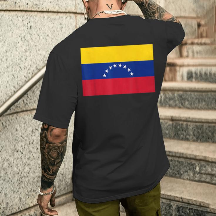 ベネズエラの国旗 メンズTシャツ バックプリント 彼への贈り物