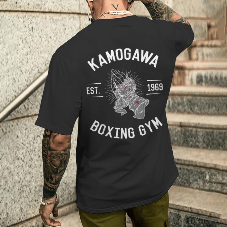 ボクシングtシャツ Kbg鴨川 ボクシングジム Est1969 メンズTシャツ バックプリント 彼への贈り物