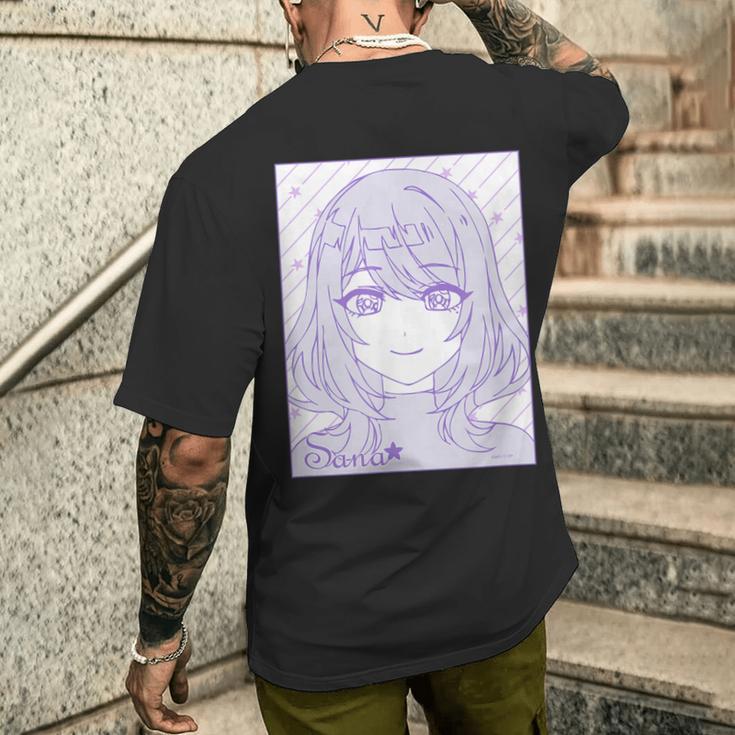 ポールプリンセス フェイスシリーズ サナ メンズTシャツ バックプリント 彼への贈り物