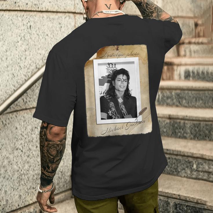 マイケルジャクソン 032 メンズTシャツ バックプリント 彼への贈り物