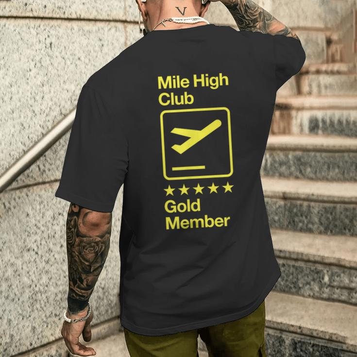 マイルハイクラブ ゴールドメンバー メンズTシャツ バックプリント 彼への贈り物