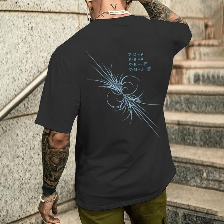 マクスウェル 方程式 物理学 研究 科学愛好家 物理学者 メンズTシャツ バックプリント 彼への贈り物