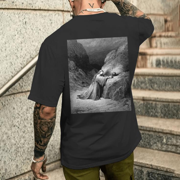 マグダラのマリア・ギュスターヴ・ドーレ ロマン主義 聖書芸術 長袖tシャツ メンズTシャツ バックプリント 彼への贈り物