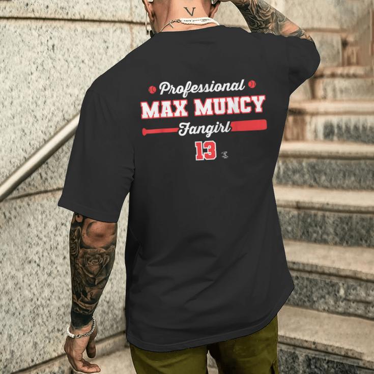 マックス・マンシー プロフェッショナル・ファンガール・ゲームデー メンズTシャツ バックプリント 彼への贈り物