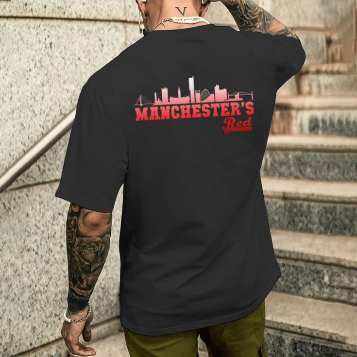 マンチェスターは赤 メンズTシャツ バックプリント 彼への贈り物