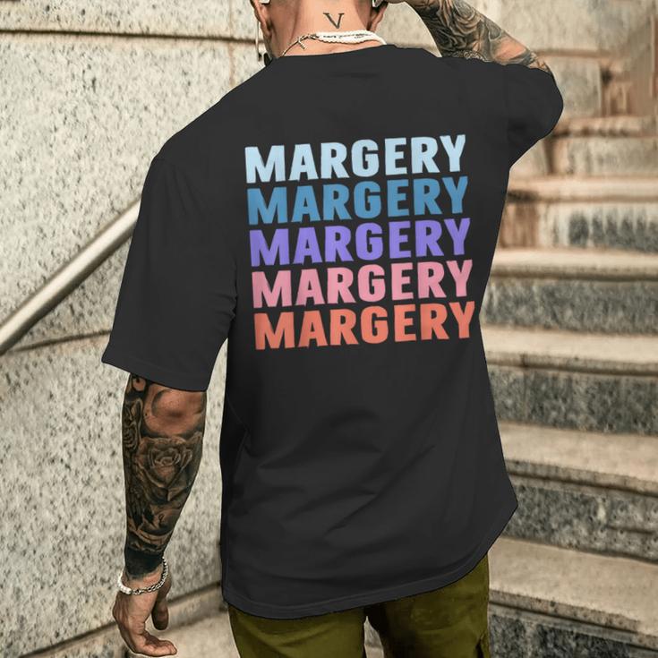 マージェリー 面白いギフト名 名前入り メンズTシャツ バックプリント 彼への贈り物