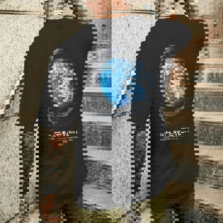 ミッション・トゥ・ザ・ムーン 2026 宇宙飛行士 アルテミス ロケット アルテミス2 メンズTシャツ バックプリント 彼への贈り物