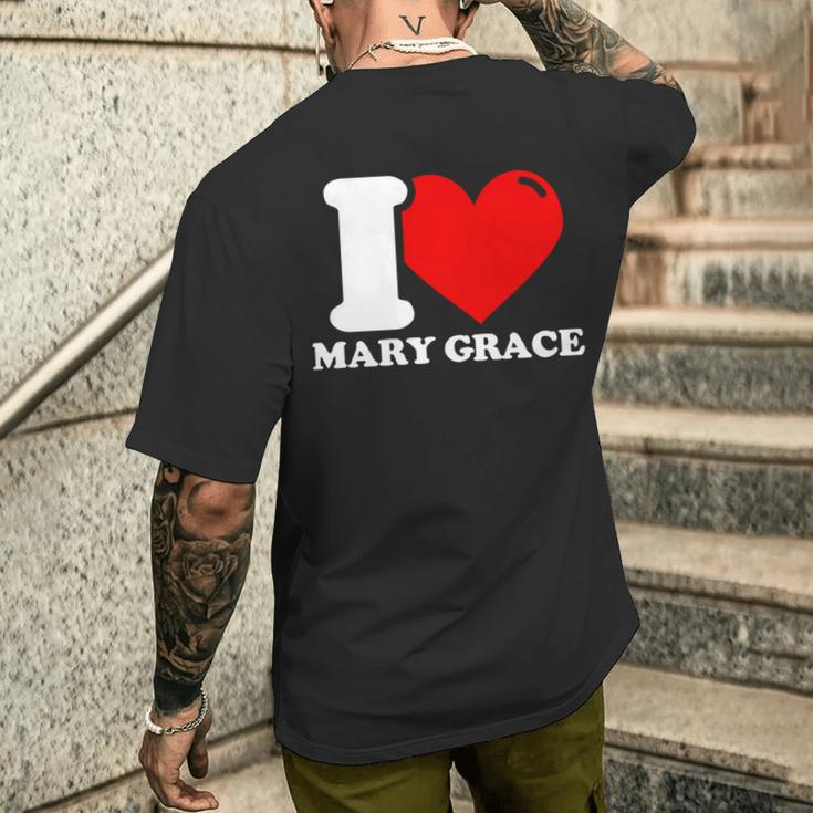 メアリー・グレースという名前が大好きです 長袖tシャツ メンズTシャツ バックプリント 彼への贈り物