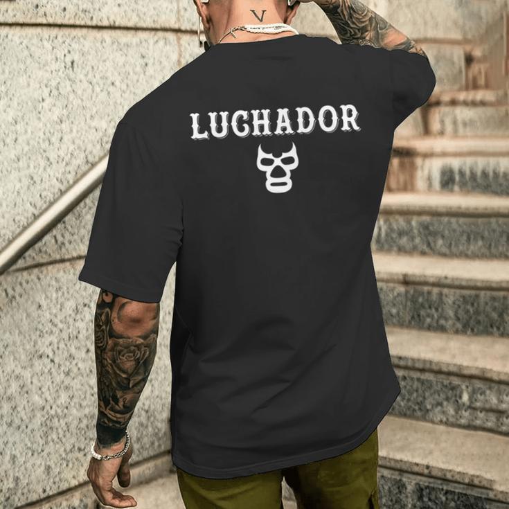 メキシコ ルチャリブレ レスリング ルチャドール 長袖tシャツ メンズTシャツ バックプリント 彼への贈り物