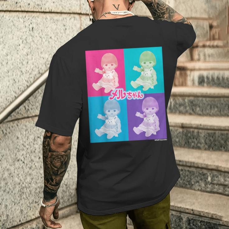 メルちゃん 派手かわ メンズTシャツ バックプリント 彼への贈り物