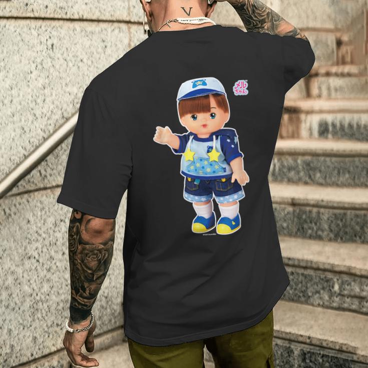 メルちゃんのおともだち あおくん Bigプリント メンズTシャツ バックプリント 彼への贈り物