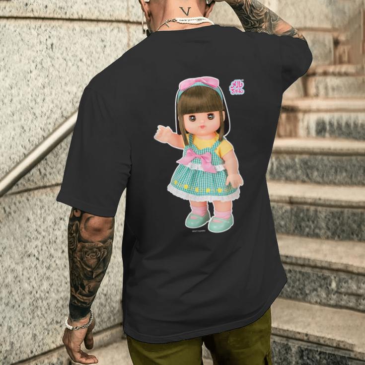メルちゃんのおともだち りこちゃん Bigプリント メンズTシャツ バックプリント 彼への贈り物