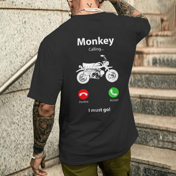 モンキー Z50 原付 バイク レトロ ヴィンテージ 日本 メンズTシャツ バックプリント 彼への贈り物