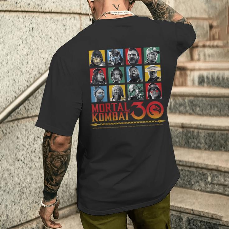 モータルコンバット30 モータルコンバットグッズ メンズTシャツ バックプリント 彼への贈り物
