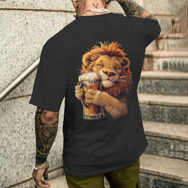 ライオンビール メンズTシャツ バックプリント 彼への贈り物